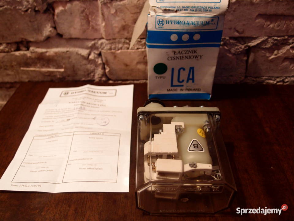 Łącznik Ciśnieniowy LCA 2 Grudziądz łódzkie Łódź