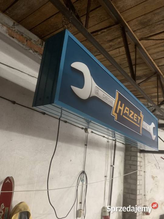 Hazet reklama neon fana marki unikatowa Pozostałe Poznań