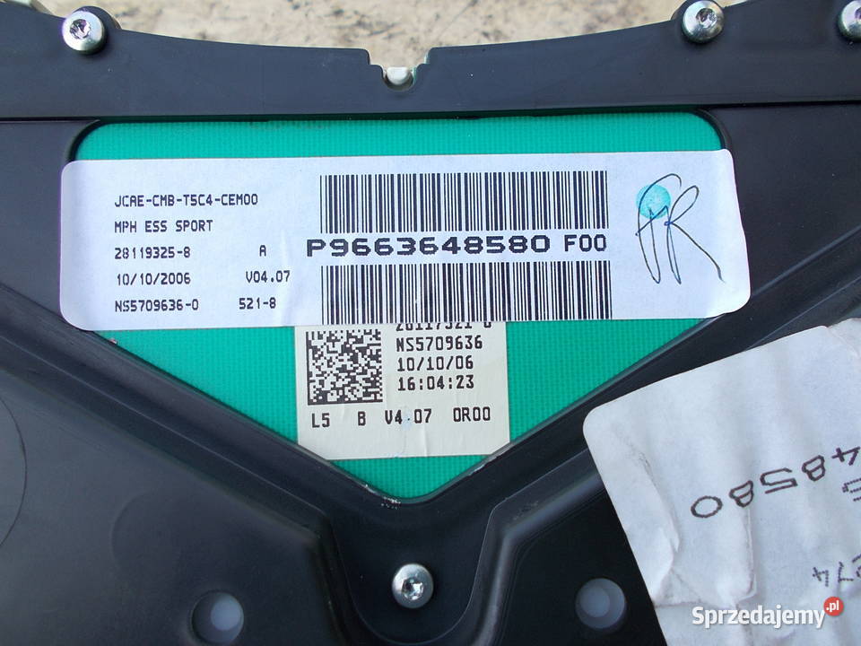 peugeot 307 16 16v 07r licznik zegary Zamość