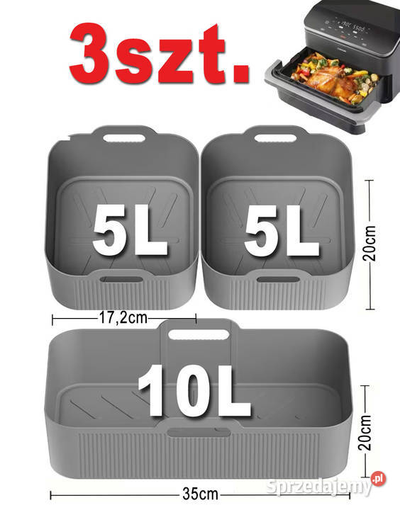 Formy silikonowe do frytkownicy Cosori Dual Krosno