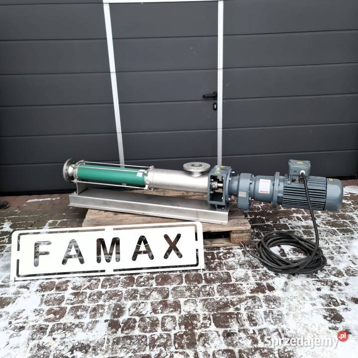 Pompa śrubowa ślimakowa spożywcza Netzsch Błonie sprzedam