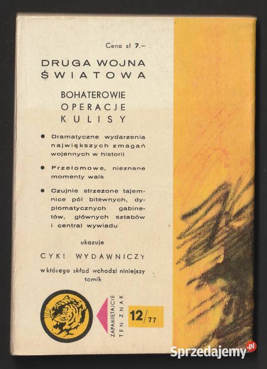 ŻÓŁTY TYGRYS POJEDYNEK POD PIRAMIDAMI 1977 Łódź