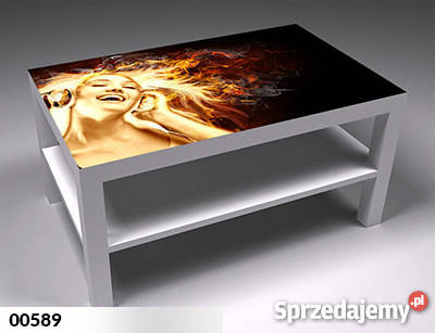 IKEA STOLIK LACK Szklany BLAT Szkło z grafiką do Wolsztyn