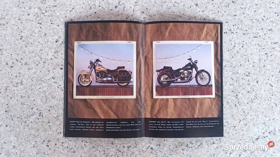 HARLEY DAVIDSON 1997 Program paleta modeli Bytom sprzedam