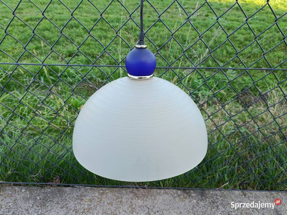 LAMPA wisząca sufitowa szklana Średnica 38 Lampy wiszące Brzostek sprzedam