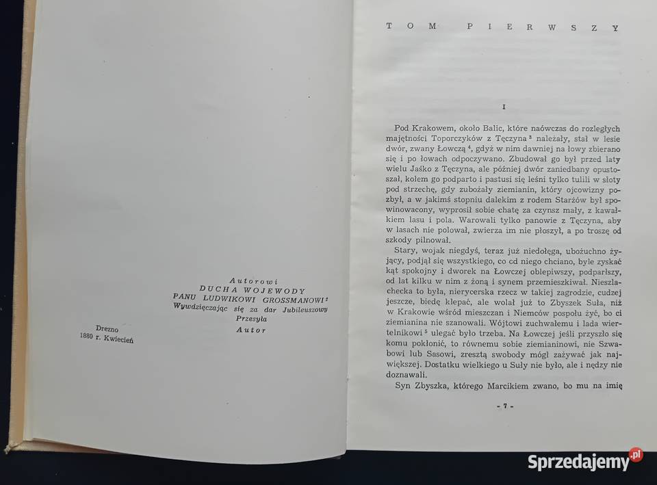 Józef Ignacy Kraszewski Kraków Łoktka LSW 1959 r Koźminek sprzedam