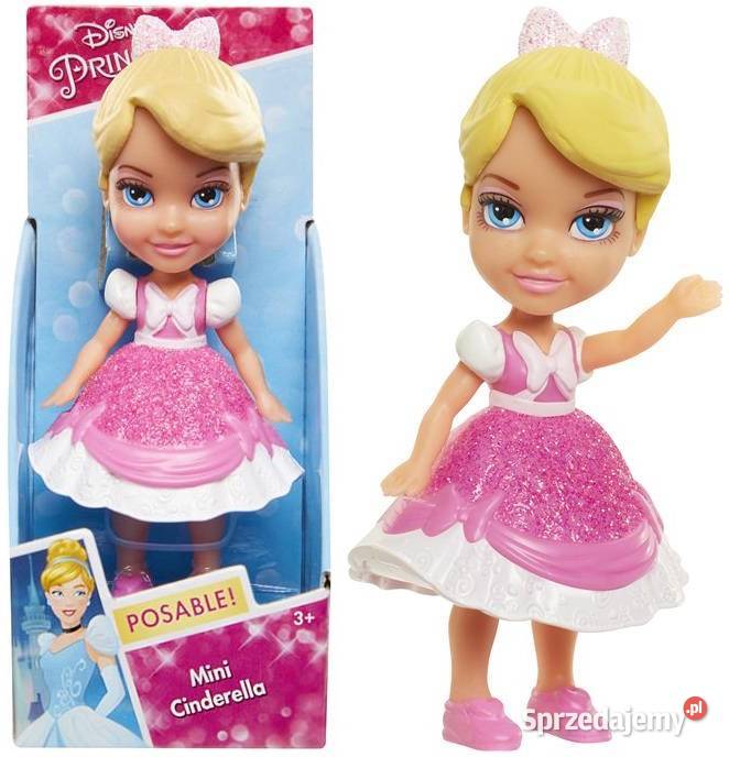 Kopciuszek Cinderella Lalka Mini Laleczka