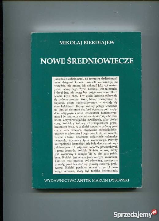 Bierdiajew M Nowe średniowiecze Pozostałe