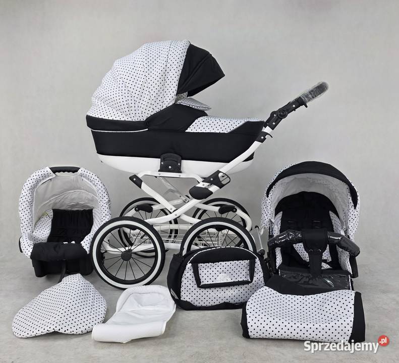 Nowy Powystawowy wózek dziecięcy Lameiro Retro sprzedam