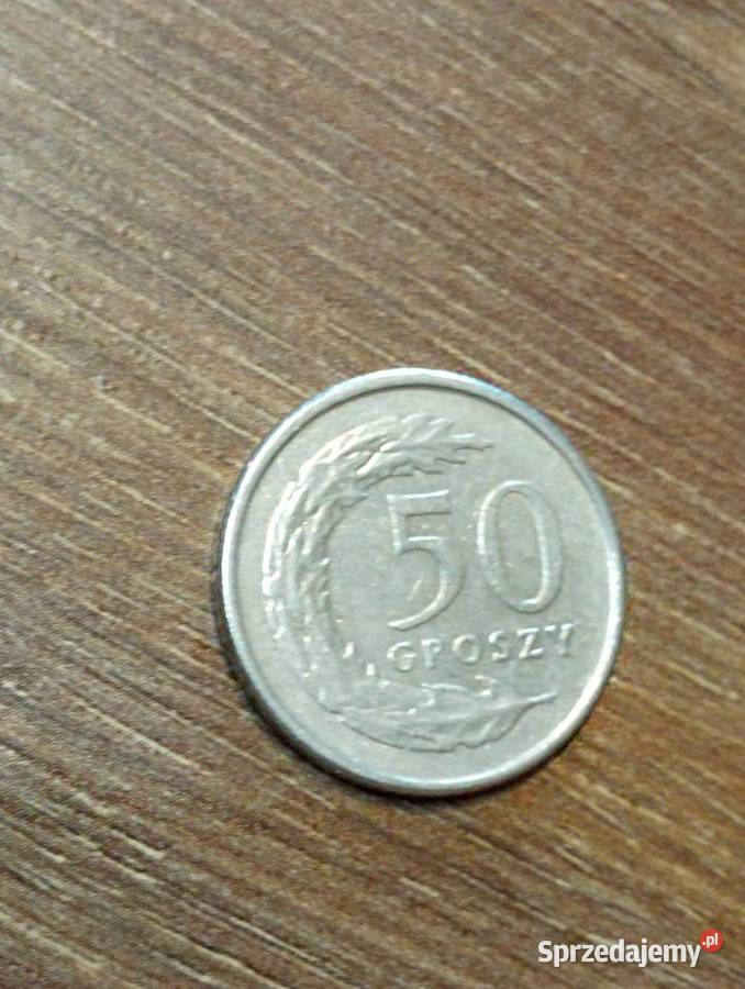 Sprzedam szoste 50 gr 1992 r Numizmatyka lubelskie Chełm