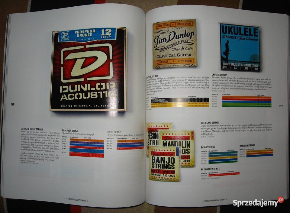 Dunlop guitar effects accessories catalog Gitary i akcesoria Kępice