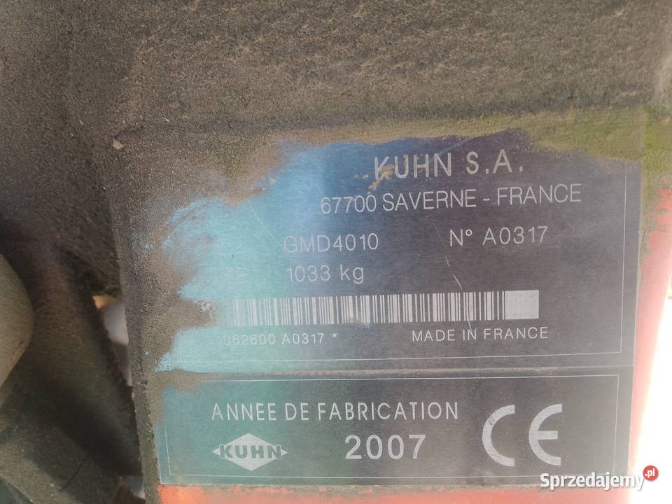Kosiarka kuhn GMD4010 Rudno