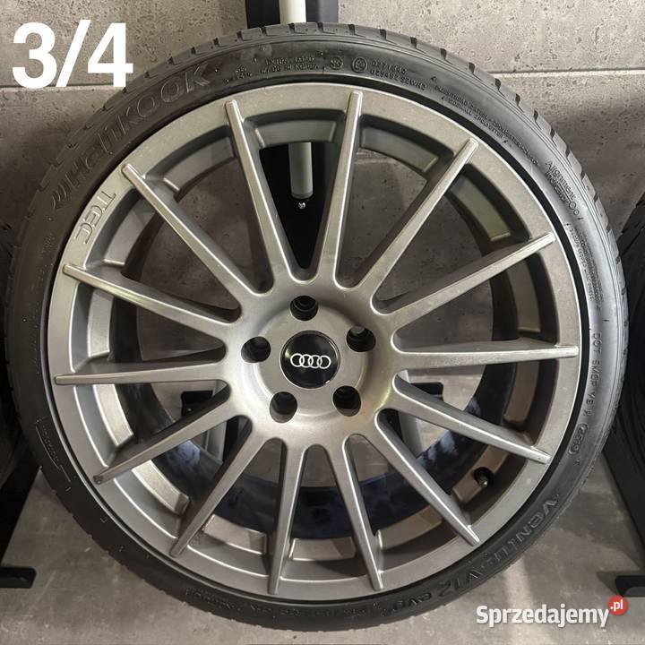 19 Audi A4 A5 felgi koła komplet z oponami 5x112 wielkopolskie Lubasz