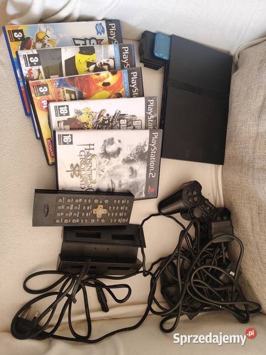 Konsola 2 2 Slim 2 pady karta pilot FIFA gta PES Sony Playstation 2 Warszawa sprzedam