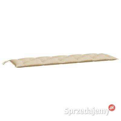 vidaXL Poduszka na ławkę ogrodową beżowa Warszawa