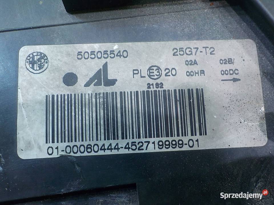 ALFA ROMEO GT 20 JTS 07r 2D lampa lewa przod Suków