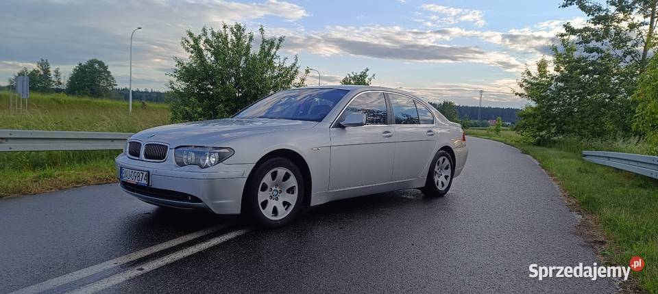 Bmw E65 44 Bengaz Bogato wyposażona Mocno skórzana tapicerka Suwałki