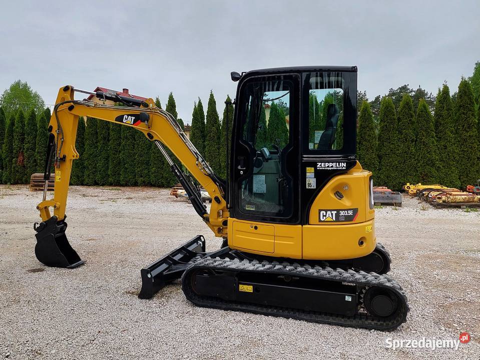 Minikoparka CAT Caterpillar 3035E CR 3027 303 Motoryzacja