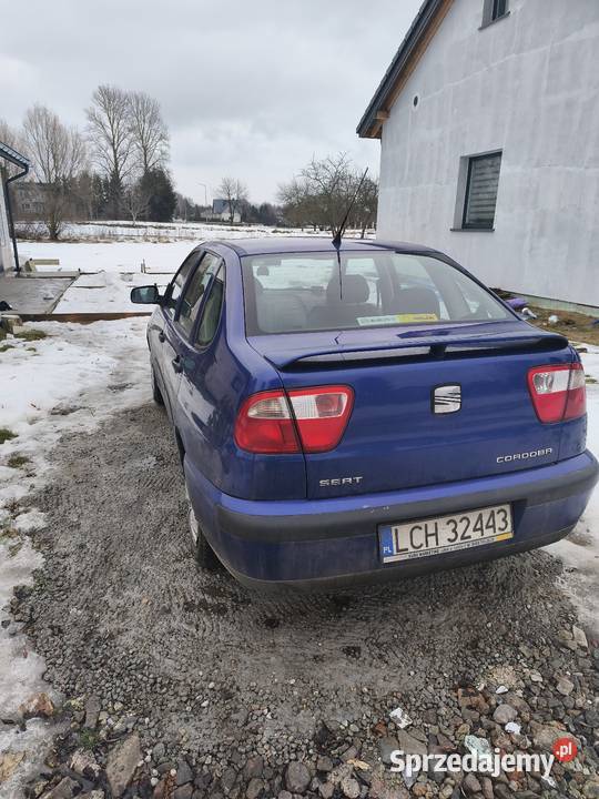Seat Cordoba 16B G nieuszkodzony lubelskie