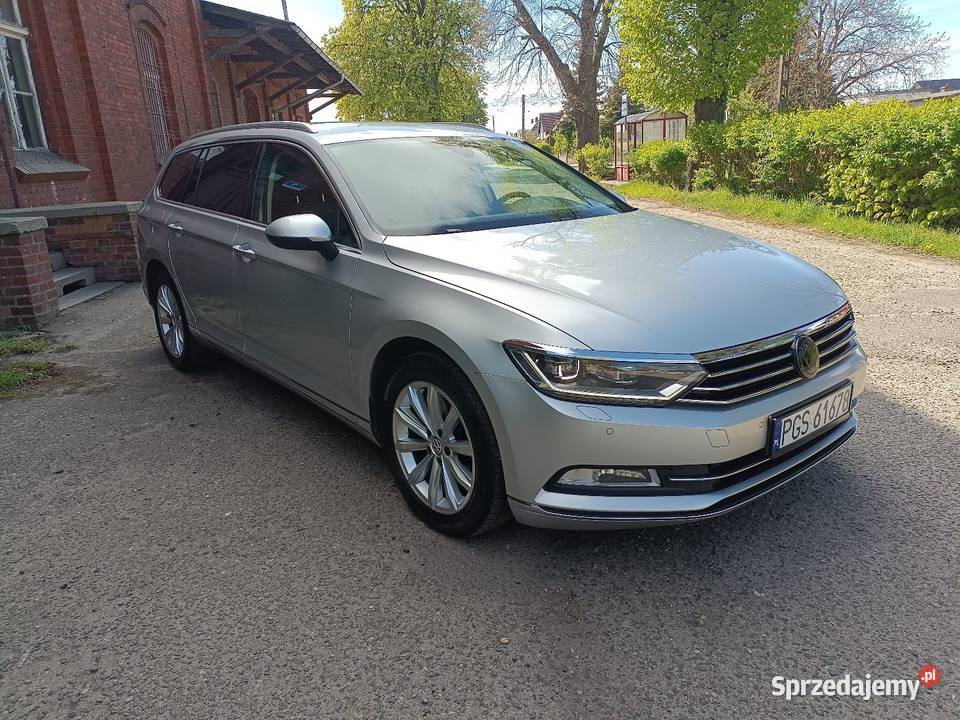 PASSAT B8 20 TDI 190 HIGHLINE SALON POLSKA ACC nawigacja wielkopolskie Krobia