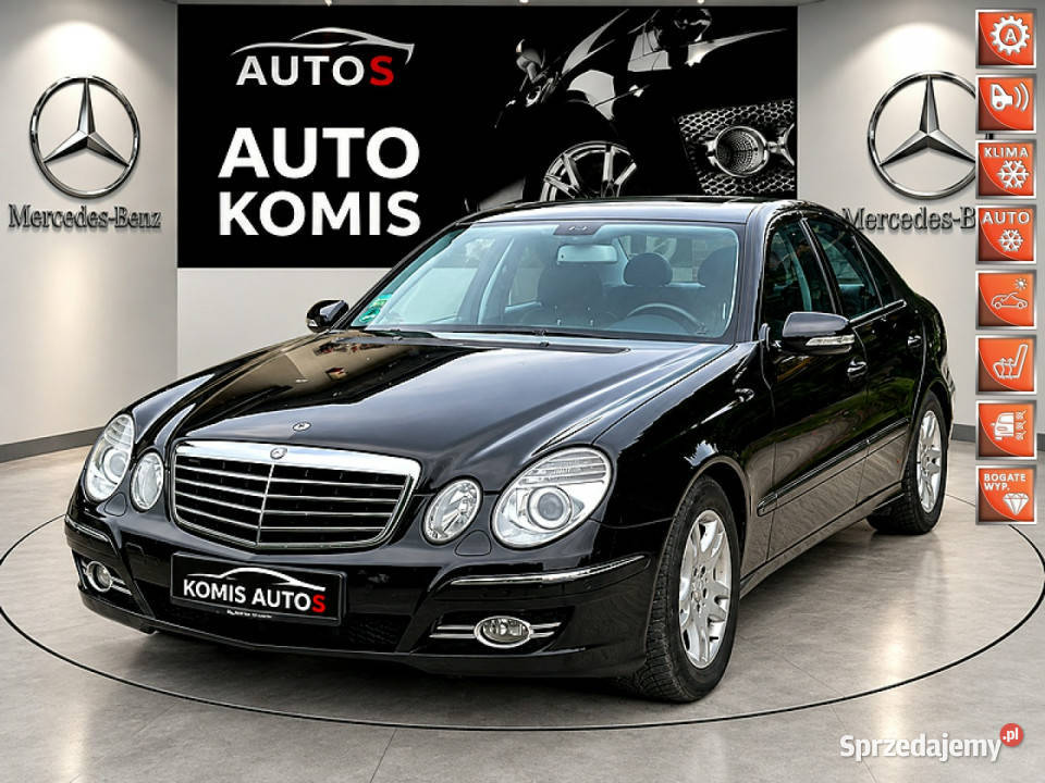 Mercedes E 200 Mercedes E200 Kompresor 184 lakier metallic Wrocław