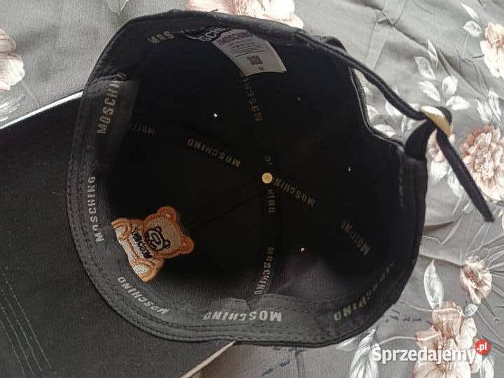 Czapka z daszkiem Moschino czarna regulacja z podlaskie Białystok