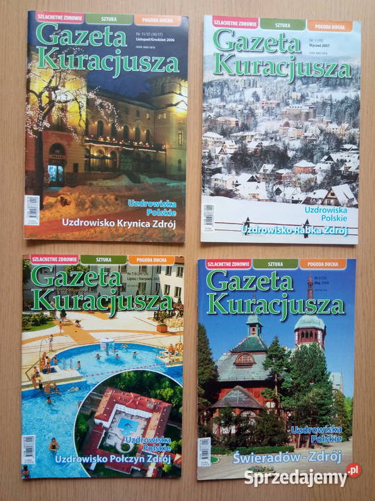 Gazeta Kuracjusza 4 numery 1634 20062008 miękka Dąbrowa Górnicza