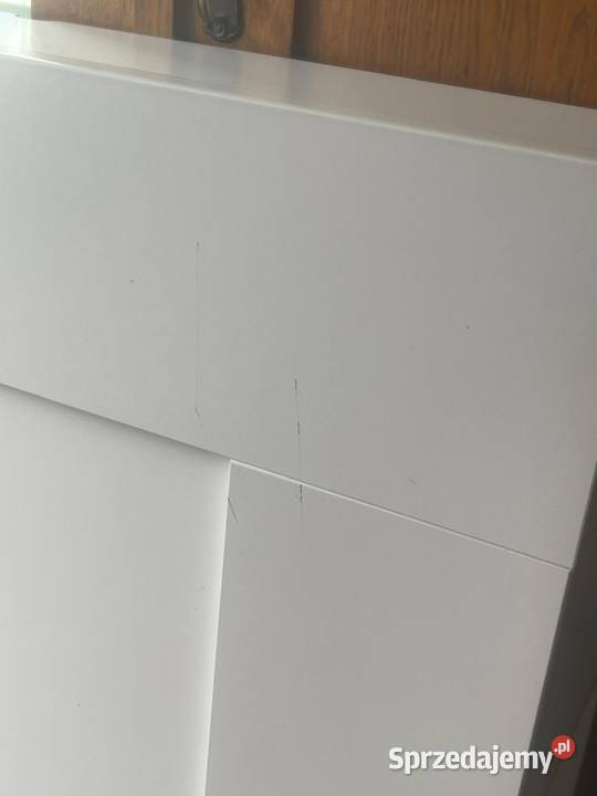Biały Zagłówek ze schowkiem IKEA BRIMNES Łóżka i materace Wrocław