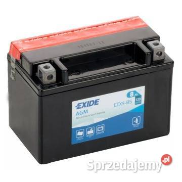 Akumulator motocyklowy 12v 8ah 120a Exide etx9bs Sanok