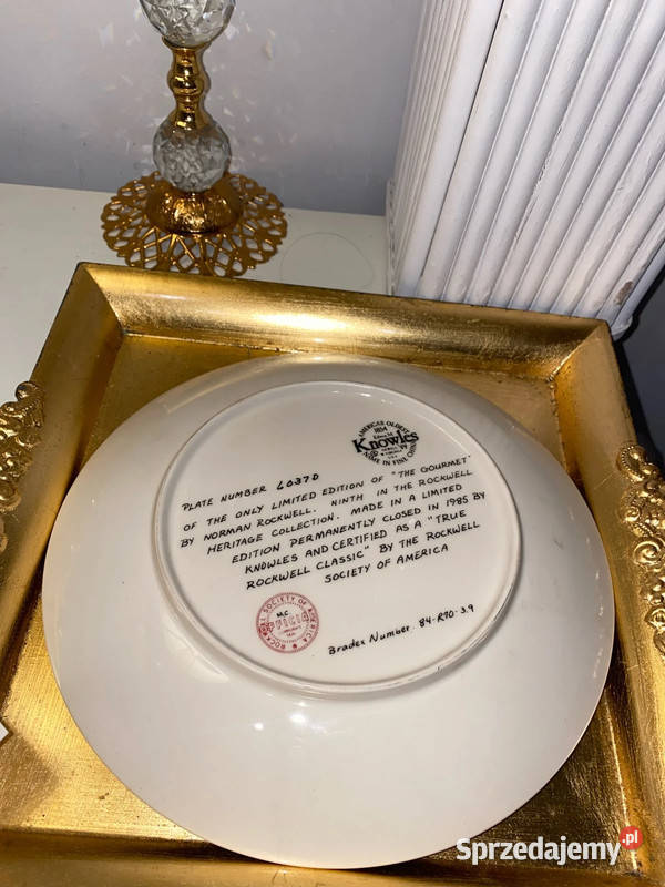 Talerz porcelanowy kolekcjonerski Bradex Norman małopolskie Kraków sprzedam