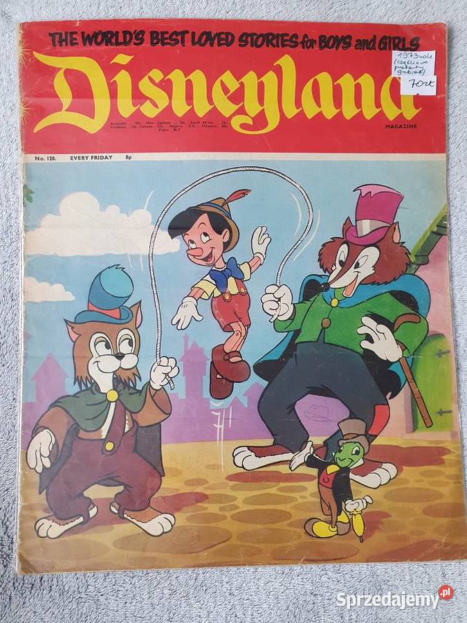 Disneyland 4 komiksy w języku angielskim lata Gdynia