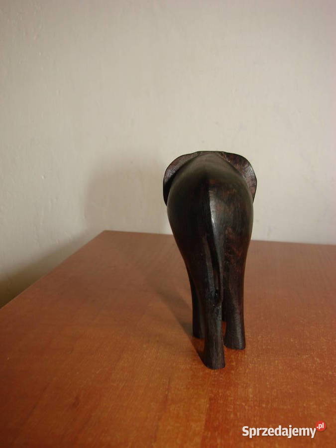 drewniana figurka słonia
