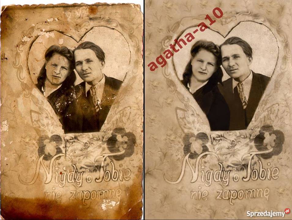 NAPRAWA STARYCH ZNISZCZONYCH FOTOGRAFII Nowogrodziec