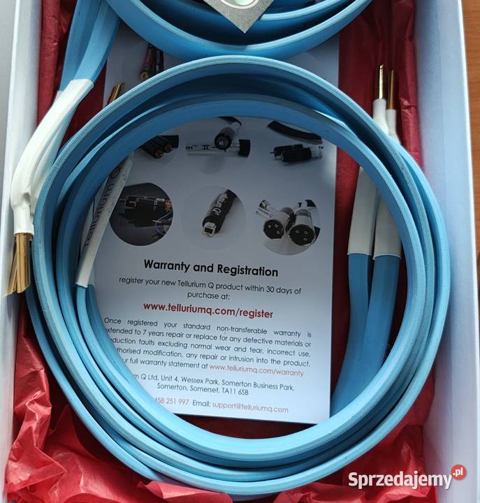 Kable głośnikowe Tellurium Ultra BlueII Kraków