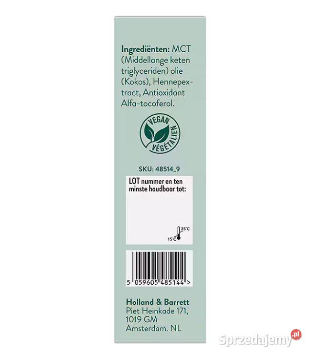 Olejek CBD Holland Barrett 5 10ml Oryginalny łódzkie Łódź sprzedam