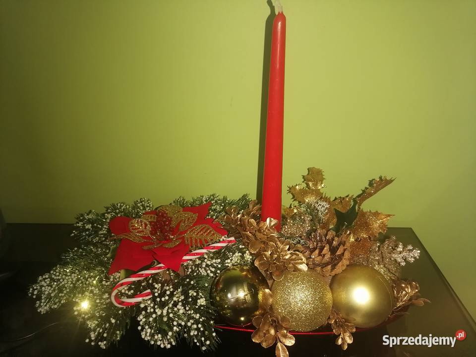 Stroik świąteczny hand made Boże Narodzenie Sierpc