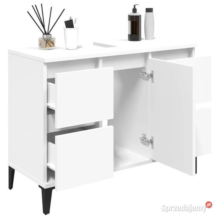 Szafka pod umywalkę biała 80x33x60 WM821276