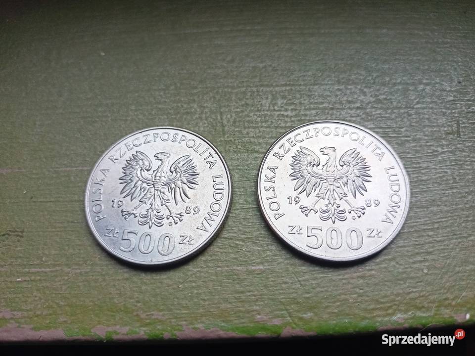 Monety PRL 20 50 500 50000 kujawsko-pomorskie Bydgoszcz