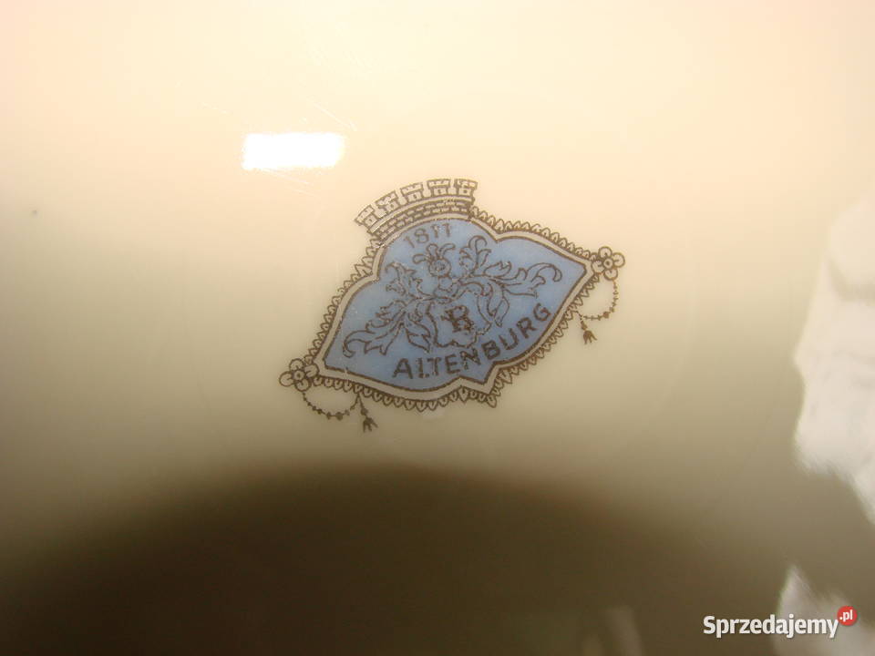 1811 Altenburg porcelanowy talerz deserowy Pruszcz Gdański sprzedam