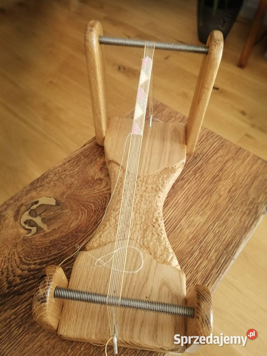 Krosno drewniane dębowe małe zdobione krosno do Warszawa sprzedam