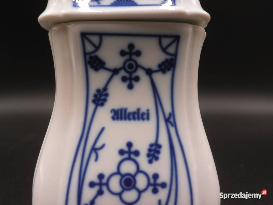 Porcelanowy pojemnik wzór słomkowy Porcelana i szkło Raszków