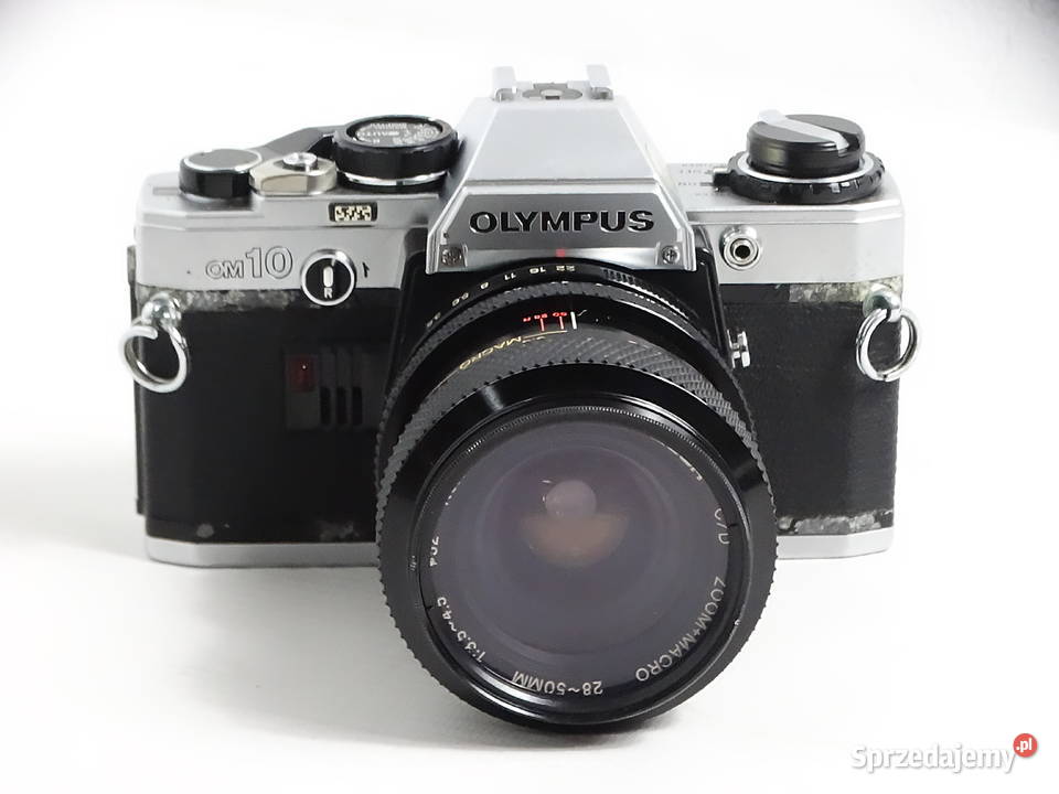 Kultowy Olympus OM10 Soligor 2850mm MC Macro Biłgoraj