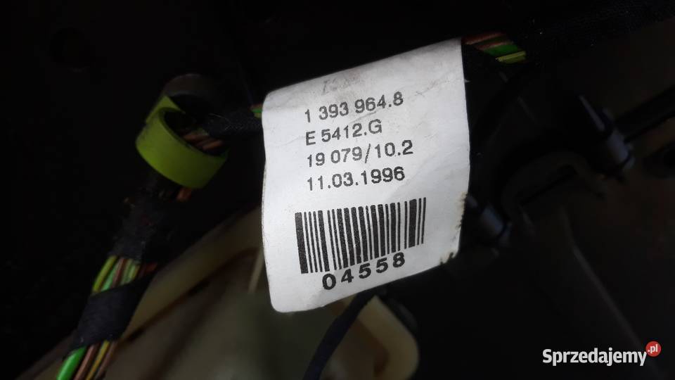 Nagrzewnica BMW E36 8 391 243 Rok produkcji 1996