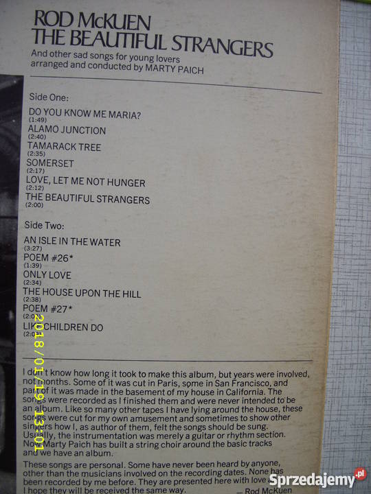 Rock LP ROD MCCUEN2 LP Canada Wołów