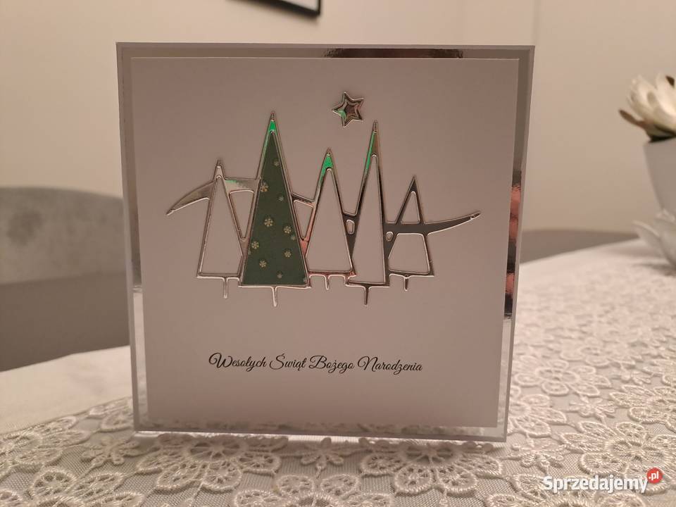 Kartka Boże Narodzenie w kopercie Strzebiń