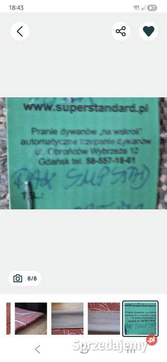 Dywan Ikea terakota 138x197 Gdańsk