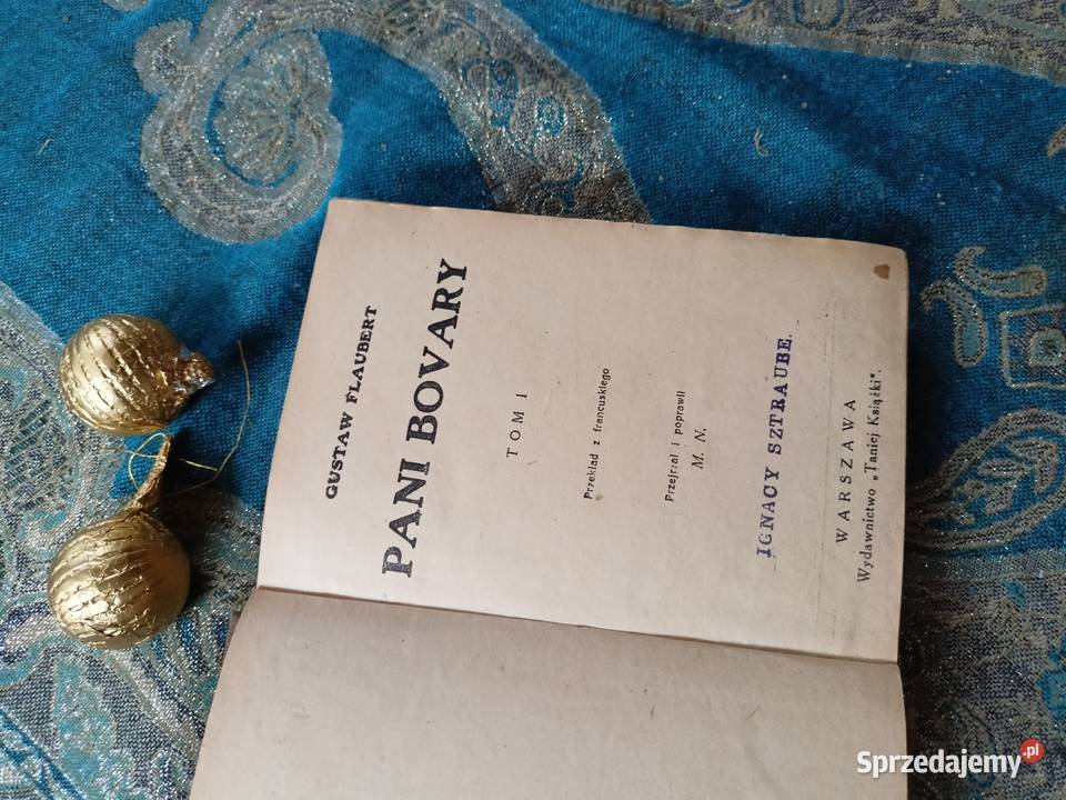 Pani Bovary książki przedwojenne aukcje Antykwariat mazowieckie Warszawa