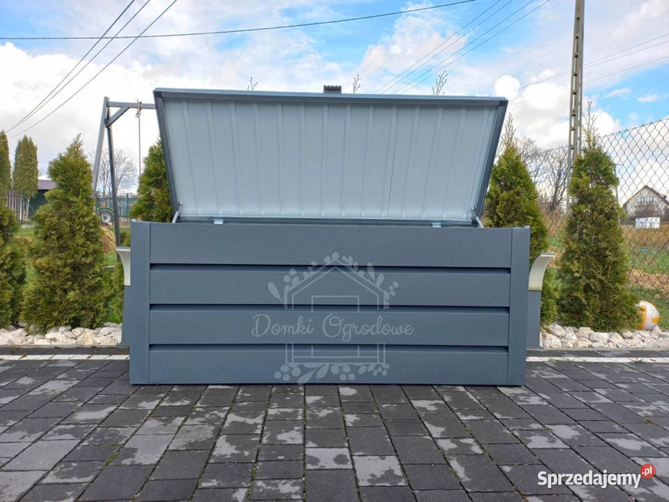 Skrzynia ogrodowa metalowa kufer 150x60x70 mazowieckie Siedlce