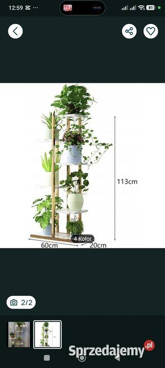 Kwietnik na kwiaty stojak na książki Warszawa