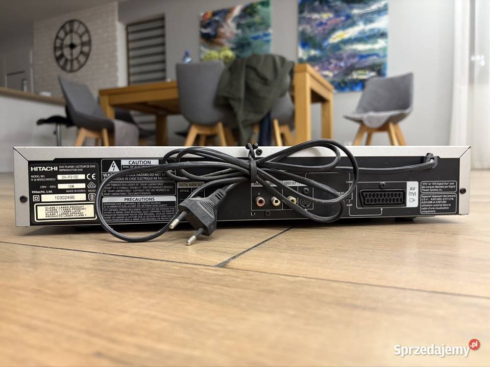 Odtwarzacz DVD marki Hitachi model DVP315 Łomża sprzedam